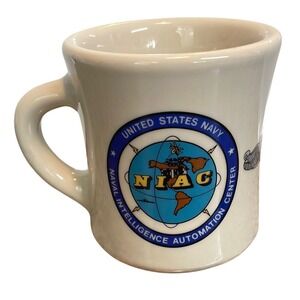 US Navy NIAC Naval Intelligence Automation Center Coffee Mug‎ Cup